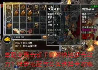 ��ְҵ����������ο�������ս�������ܴ�����װ��ѡ��ȫ����