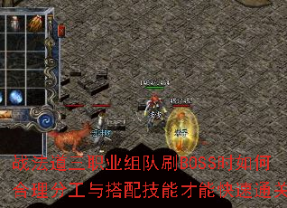 ս������ְҵ���ˢBOSSʱ��κ����ֹ�����似�ܲ��ܿ���ͨ�أ�