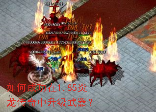 如何成功在1.85炎龙传奇中升级武器? 如何成功在1.85炎龙传奇中升级武器?