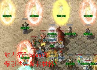 ɢ�˸���boss�ر���Щװ���Ͳ��ϣ�