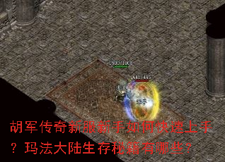 胡军传奇新服新手如何快速上手?玛法大陆生存秘籍有哪些? 胡军传奇新服新手如何快速上手?玛法大陆生存秘籍有哪些?
