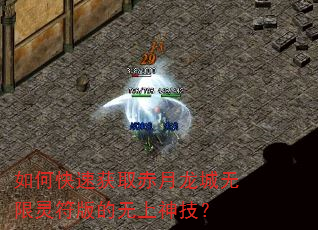 如何快速获取赤月龙城无限灵符版的无上神技? 如何快速获取赤月龙城无限灵符版的无上神技?