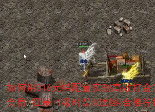 如何用316元档配置实现高效打金?小神魔+会员+狂暴+1级时装切割组合推荐指数解析 如何用316元档配置实现高效打金?小神魔+会员+狂暴+1级时装切割组合推荐指数解析