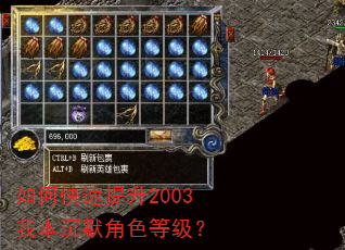 如何快速提升2003我本沉默角色等级? 如何快速提升2003我本沉默角色等级?