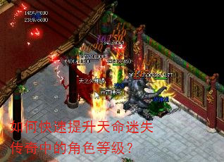 如何快速提升天命迷失传奇中的角色等级? 如何快速提升天命迷失传奇中的角色等级?