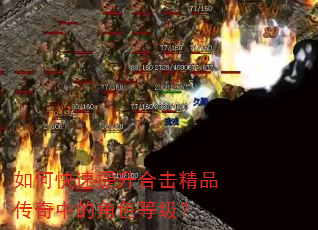如何快速提升合击精品传奇中的角色等级? 如何快速提升合击精品传奇中的角色等级?