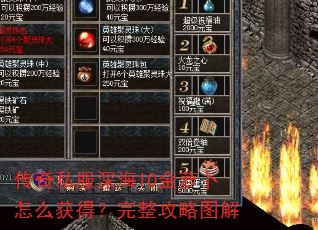 传奇私服深海10金萝卜怎么获得?完整攻略图解 传奇私服深海10金萝卜怎么获得?完整攻略图解