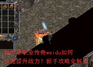 新开单职业传奇weidu如何快速提升战力?新手攻略全解析 新开单职业传奇weidu如何快速提升战力?新手攻略全解析