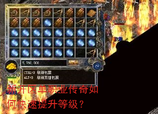 新开区单职业传奇如何快速提升等级? 新开区单职业传奇如何快速提升等级?