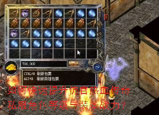 如何快速提升仿官热血传奇私服角色等级与装备战力? 如何快速提升仿官热血传奇私服角色等级与装备战力?